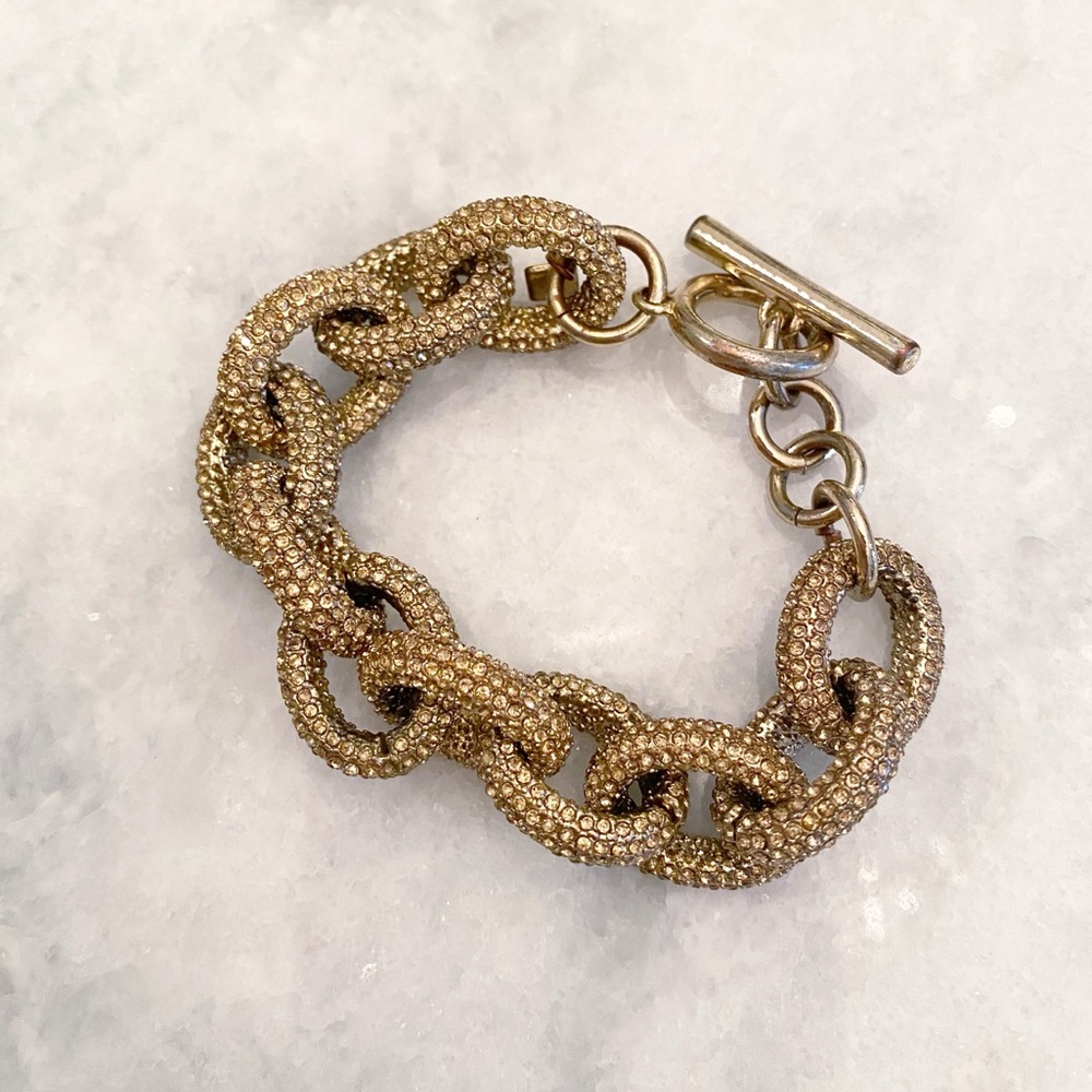 JCrew Gold Chain Link Bracelet